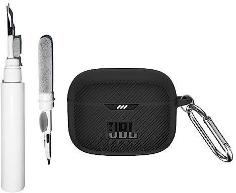 [3 en 1] Funda de color sólido para JBL Tune 230NC TWS con kit de limpieza, fundas protectoras de silicona suave para auriculares JBL Tune 230NC TWS para niños, hombres y niñas