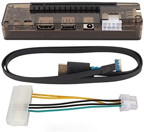 ciciglow Laptop Video Card Dock, for Laptop with NGFF M.2 A Key Interface EXP GDC External Video Card Dock 6Pin 8Pin Power