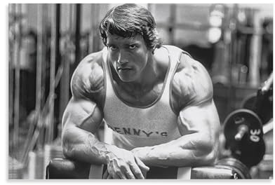 Inspirierende Fitness-Zitate Arnold Schwarzenegger Poster (6) Druck Foto Kunst Malerei Leinwand Poster Home Modern Decor Poster 50 x 75 cm