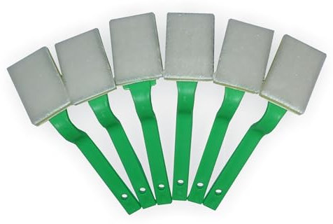 Rhinestone Genie Trim and Detail Paint Pads - Set of 6, 2 x 1.5 Resin Pads, Modern Style, Color May Vary