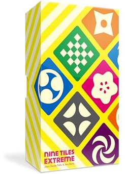 Oink Games Nine Tiles Extreme Board Game • Dynamic Puzzle Board Game for Adults & Kids • for 2-4 Players • Family-Friendly • Ideal for Games Night • 6 Year Olds + (English Version)