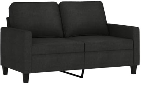 Willood Sofa Sessel, Sofa Sessel mit Armlehne Rückenkissen,Chaiselongue Club Sessel gepolstert Sessel,Schwarz,120cm,Individuelle Sofas