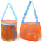 YUEXNKO Strandtasche Strandspielzeug Tasche, 2 Stück, Nylon, Quadratisch, Rund, Reißverschluss, A2, Faltbar, Strandbeutel