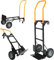 REDCAMP 2 in 1 Convertible Hand Truck, Portable 4 Wheel Dolly Cart with Swivel, Heavy Duty Platform Cart for Moving, 330 Lbs Capacity，Yellow
