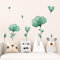 astylishome Wandsticker Blume Wandtattoo Lotusblumen Bunte Blüten und Karpfen Wandaufkleber für Wohnzimmer Schlafzimmer Büros Sofa Hintergrund Hause Wanddekoration 0308