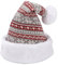 KBOPLEMQ Weihnachtsmütze Nikolausmütze Plüsche Weihnachtsmann Mütze: Rote Santa Mütze Warm Dicker Nikolaus Mütze - Weihnachtsmütze Erwachsene Weihnachtsmütze für Familie Weihnachten