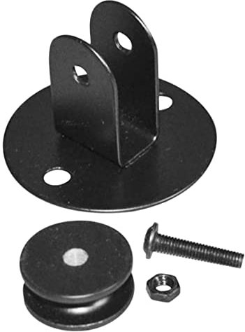 Umlenkrollen für Seile, Metall, Schwarz, für Pendelleuchten