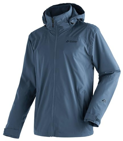 Maier Sports Herren Metor Sustain Jacke Regenjacke Hardshelljacke | Sportlicher Schnitt, mTEX für Nässeschutz, Silverplus Netzfutter, Perfekt für das ganze Jahr
