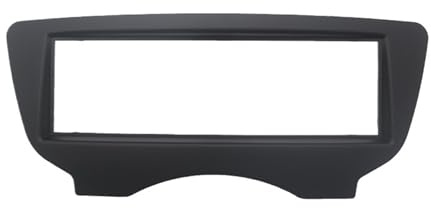 Cadre Radio Lecteur DVD de Voiture Convient pour BYD F0 2008+ Cadre d'autoradio Auto Stéréo Garniture de Tableau de Bord Support de Console Centrale Panneau de façade 1 Din 182 * 53mm(Black)