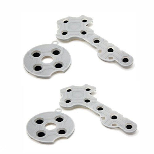 Ambertown Silicone Conductive Rubber Pads, 2 Set for Xbox 360 Controller Buttons Repair Replacement Part