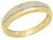 Dazzlingrock Collection 0,20 Karat (ctw) 14 Karat Gold Rundschliff weißer Diamant Herren Jahrestag Ehering 1/5 Karat, Gelbgold, Weißer Diamant
