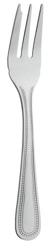 Grunwerg Bead Pastry Forks PAFBDR, 18/0 Stainless Steel, Set of 12