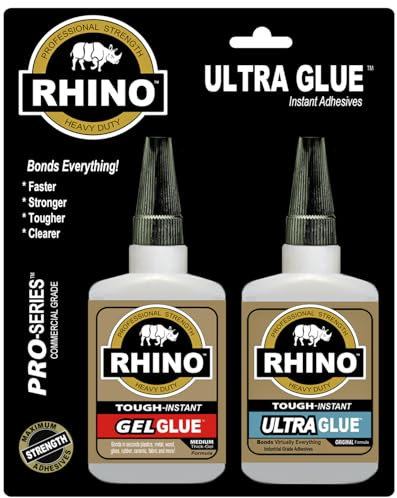 Rhino Glue Ultra Kit, Heavy Duty 80 Gram Clear
