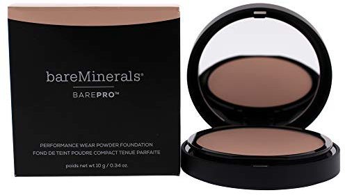 bareMinerals Mínerals BAREPRO Performance Wear Powder Foundation, Porcelain 0.5, 30 g