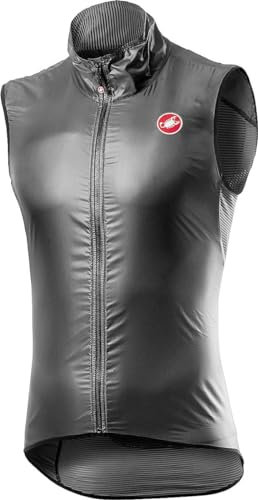 CASTELLI Men's ARIA Sports Vest, Dark Gray, L
