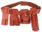 DEWIN 5 in-1 Tool Belt, Leather Scaffolding Tool Pouch with Holder Accessories for Level Spanners Hammer