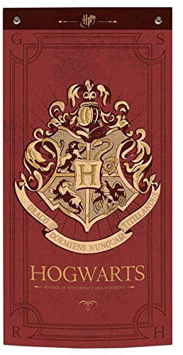BLUE SKY STUDIOS - Harry Potter Hogwarts burgundy wall banner (1 ACCES)