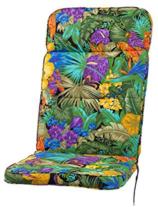 Kettler Polen KETTtex 8194 Auflage Hochlehner Kreta extrahoch Papagei 123x50x8 cm Sitzpolster