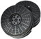 Filtre charbon h:4.8cm, diam: 14,5cm MOD58 CFC0038000 pour Hotte ELICA, ESSENTIEL B, SMEG, HOTTE ESCAMOTABLE ESSENTIELB EHT601S ESCAMOTABLE