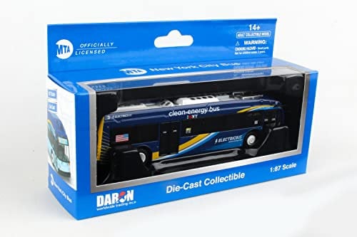 Daron Electric Bus, Metal, Blue
