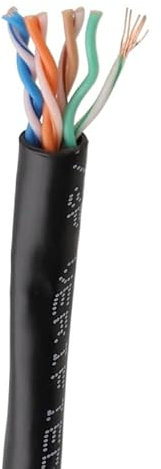 kenable Stranded Cat6 GIGABIT UTP Copper 24AWG Network Ethernet Cable Black 305m [305 metres]