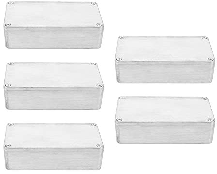 Gitarren-Effektpedal, Aluminium-Box, Gehäuse für DIY-Gitarren, Pedal-Set, 1590B, 5 Stück