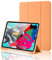 Funda Protectora Compatible con iPad de 10ª generación 10,9 Pulgadas 2022 con portalápices, Soporte Delgado con Carcasa Trasera rígida con Coche Despertador/sueño, Naranja