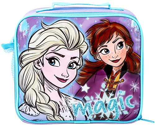 TDL Elsa and Anna Lunch Bag Magic Children's School or Travel Dinner Bag