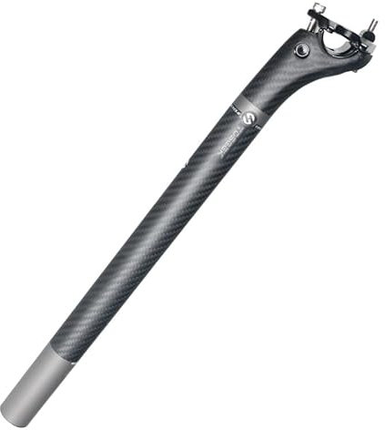 YCXYC Carbon Sattelstütze Fahrrad 3K Matt Sattelstütze Carbon MTB/Rennrad Carbon Sattelstütze 27,2mm/30,8mm/31,6mm * 350mm/400mm MTB-Sattelstütze, Karbonfaser, Verstellbar, Ultraleicht,350mm, 30.8mm