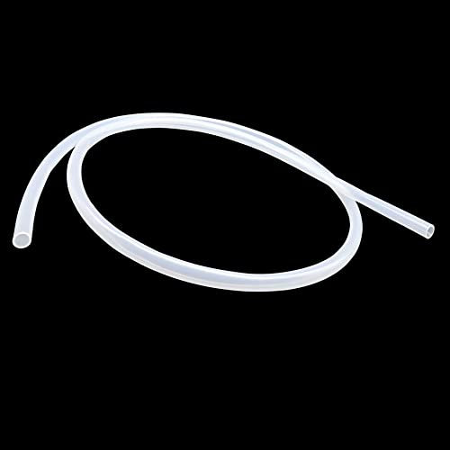 Silicone Tube, iMeistek Food Grade Flexible Silicone Hose, 3 mm ID x 6 mm OD, Length 1.5 Meters, Water Air Hose Pipe, for Pump Transfer