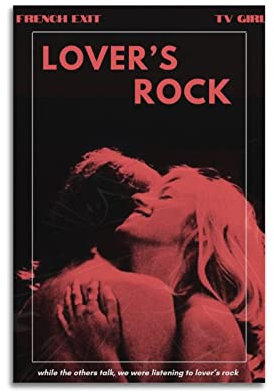 GOSER French Exit Tv Girl Lovers Rock Poster Dekorative Malerei Leinwand Wandkunst Wohnzimmer Poster Schlafzimmer Malerei,Wandkunst Bilddruck Moderne Familienzimmer Dekor 08x12inch(20x30cm)