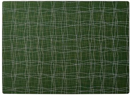 APS 60585 Tischset/Platzset, abwaschbar, schmutzabweisend & rutschhemmend, 45 x 33 cm, 1 STK., Silikon, dunkelgrün