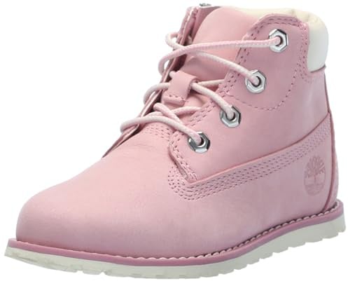 Timberland Pokey Pine Mid with Side Zip Boot Closure, Bottes Enfants et Garçons, 15 EU, nectar rose, 26 EU