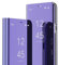 COMAKU Cover Specchio per Honor X8b, Prime Custodia Smart View con Clear Schermo Finestra - Viola blu