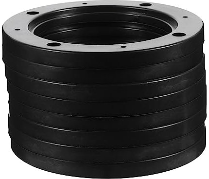 Holibanna 4 Pairs Plastic Horn Gasket Abs Speaker Spacers 8 Inch Speaker Spacer Auto Audio Adapter Ring Auto Speaker Adapter Ring Vehicles Speaker Mounting Spacer Speakers Speaker Pad Car