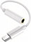 Usb c to 3.5mm jack, Stereo type c Digital audio aux adapter, USB C Headphone Audio Jack Adapter compatible with Samsung, headphones, earphones, mobile (White)