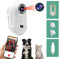 TANGMI Action Camera, WiFi 1080P HD & 120° Grandangolo Telecamera Moto, Adattatore OTG Helmet Cam con Scheda Micro SD da 32 GB per Interni/Esterni