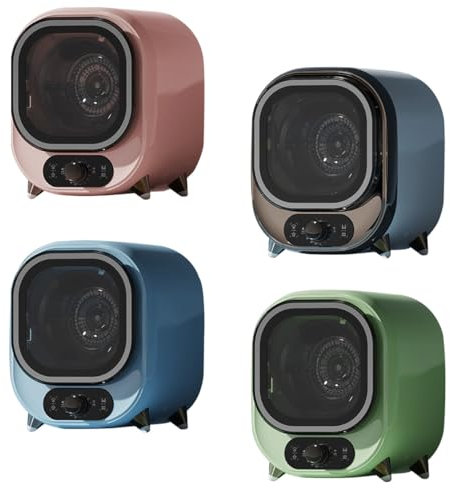 TAHALI Petit sèche-Linge, sèche-Linge Portable à condensateur, sèche-Linge ventilé de 5 kg, Parfait pour Une Utilisation sur Un comptoir ou au Mur, Compact, Mini-sèche-Linge,Pink-220V