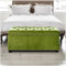 Paradise Furniture Ottoman Storage Box Bedroom, Living Room (Olive, W:121cm x D:40cm x H:45cm)
