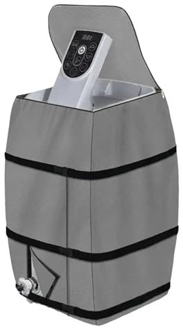 ZWCSHUU Couvercle de Chauffage de Spa Housse de Protection Universelle for Pompe de Chauffe-Eau Gonflable 32 x 23 x 6 cm for Jacuzzi, Piscine extérieure