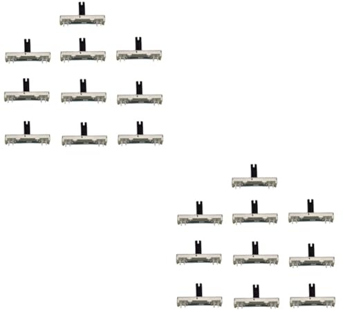 Abaodam 20stücke Bk Schiebepotentiometer Verstellbarer Mono Widerstand Für Mixer Dimmer Elektronik -anwendungen Präzise Steuerung Hohe Flexibilität Langlebig Und Zuverlässig