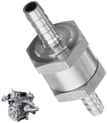 Yugugomo Clapet anti-retour jetable pour carburant | 8 Mm. Alliage d'aluminium non retour pour automobiles, navires, carburants, navires, motos