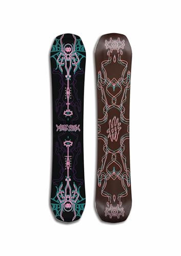 Ja. - Menace, Snowboards Twin Tip, Freestyle, Größe 143, Farbe: Schwarz