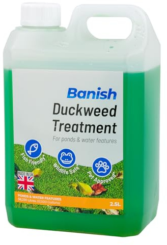Pisces Banish Duckweed Pond Water Treatment 2500ml Greenwater Algae Remover