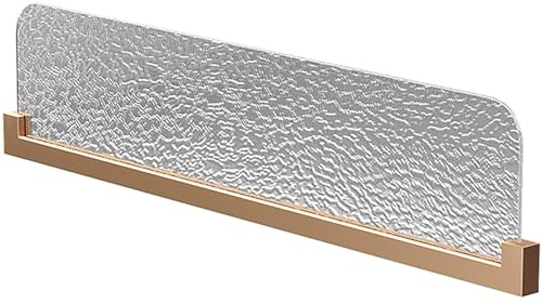 Raumteiler aus gehärtetem Glas für Restaurant, schwarzer Metallrahmen, 80 cm Tischabtrennung, durchscheinende Schreibtischplatte für Büro und Bar, Sichtschutzlösungen