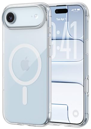Belkin SheerForce Clear MagSafe Compatible iPhone Air Case with Slim Design & Anti-Scratch Treated Coating - Magnetic, Transparent, & Shockproof Protective iPhone Case - Clear