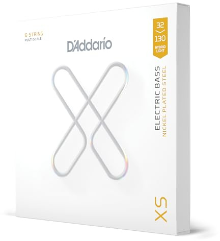D'Addario XS Beschichtete Basssaiten XSB32130MS, 32-130, 6-String