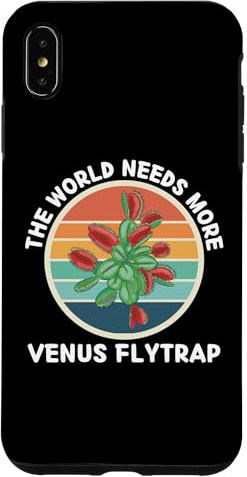 Vintage The World Needs More Venus Flytrap Plant Lover Case for iPhone XS Max