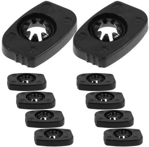 Toddmomy 10pcs Drum Tension Rod Security Locks with Thickened Threaded Contact Surface and Plastic Magnet Material, Sturdy Drum Hardware Accessories for Rehearsal Settings and Studio Use