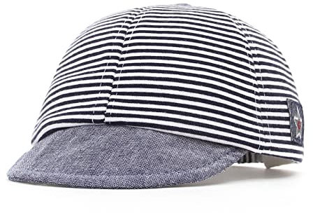 Cloudkids Basecap Kappe Baby Schirmmütze Sonnenhut Kleinkind Baseball Cap Sommer Kopfumfang 46-50cm Schwarz